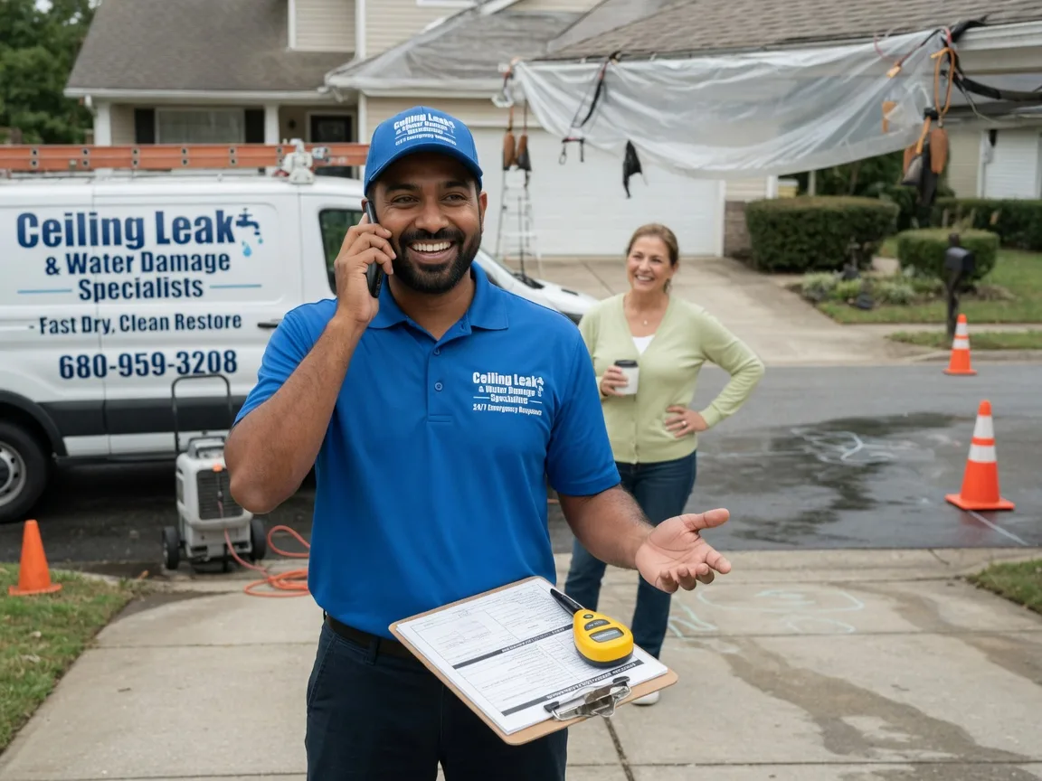 Ceiling Leak Cleanup Newton, KS FAQs